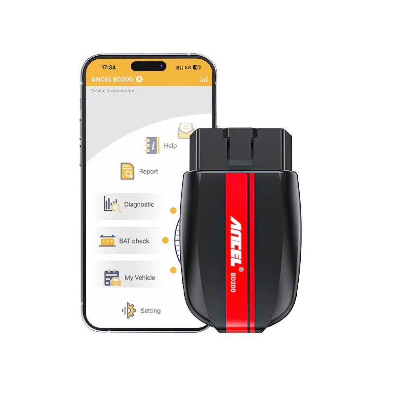 ANCEL BD200 Bluetooth OBD2 Scanner Car Diagnostic Tool Check Engine Code Reader