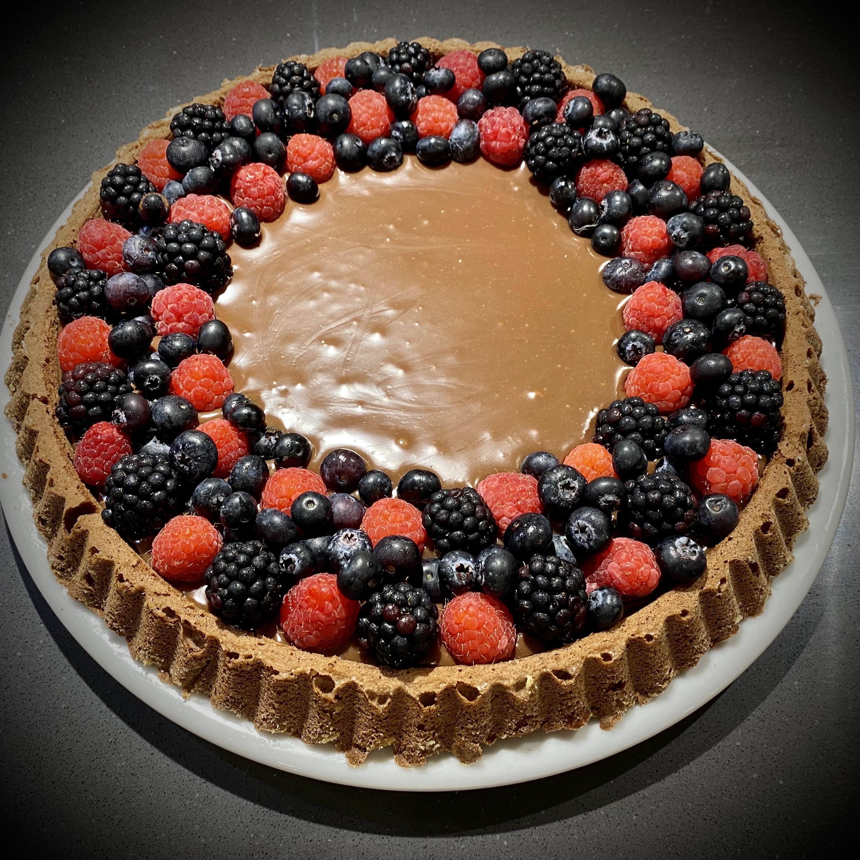 Crostata morbida al cioccolato