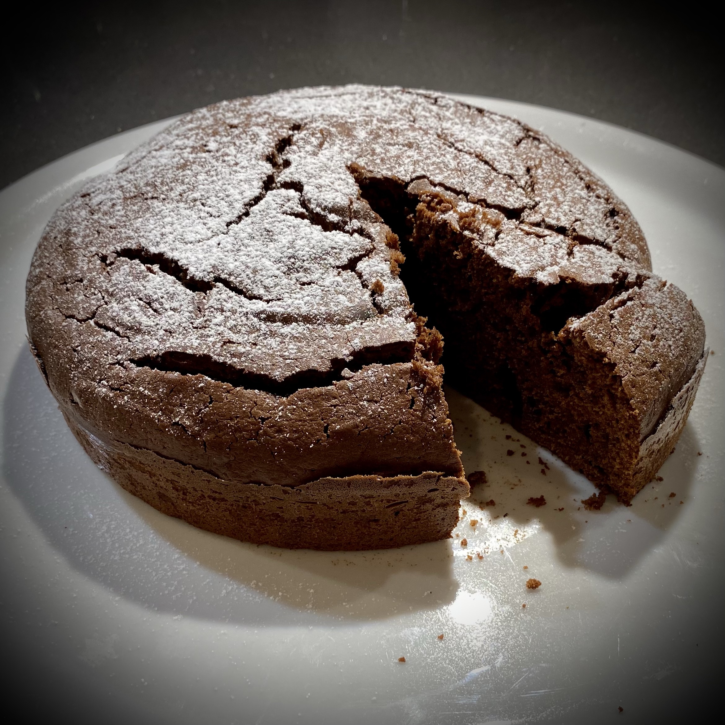 Torta di yogurt al cioccolato