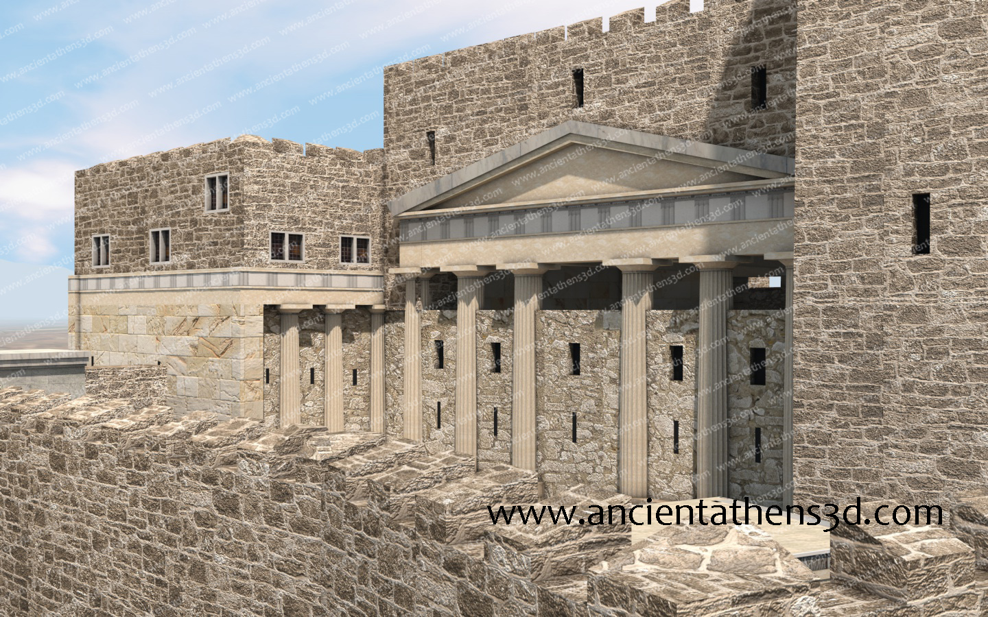We may earn commission on som. Medieval Acropolis Ancient Athens 3d
