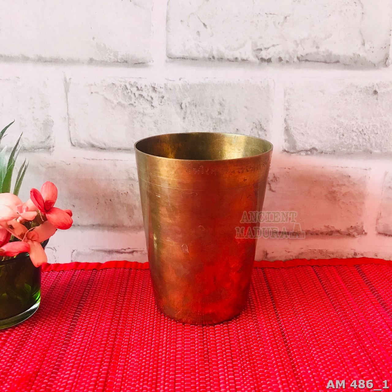 Brass Tumbler Ancient Madurai