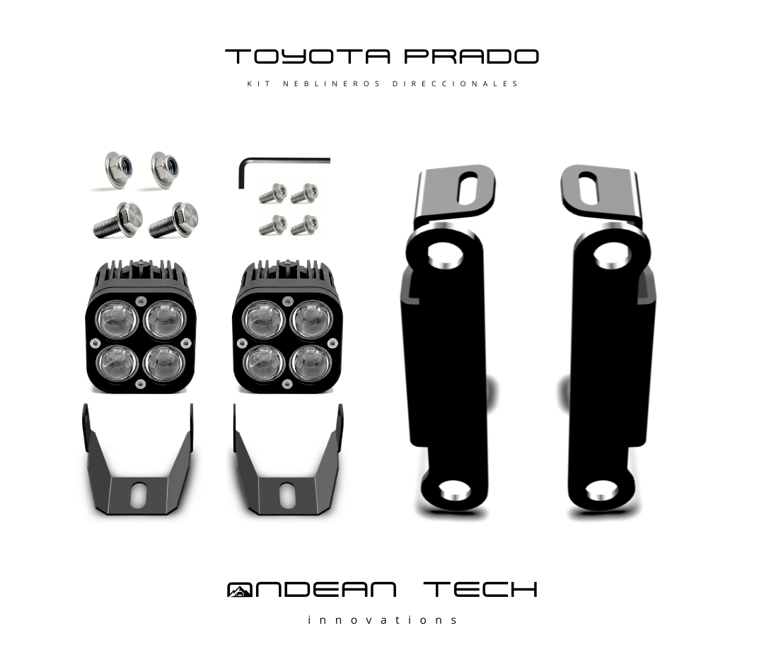 Kit Neblineros Direccionales – Toyota Prado J90 (1996-2002)