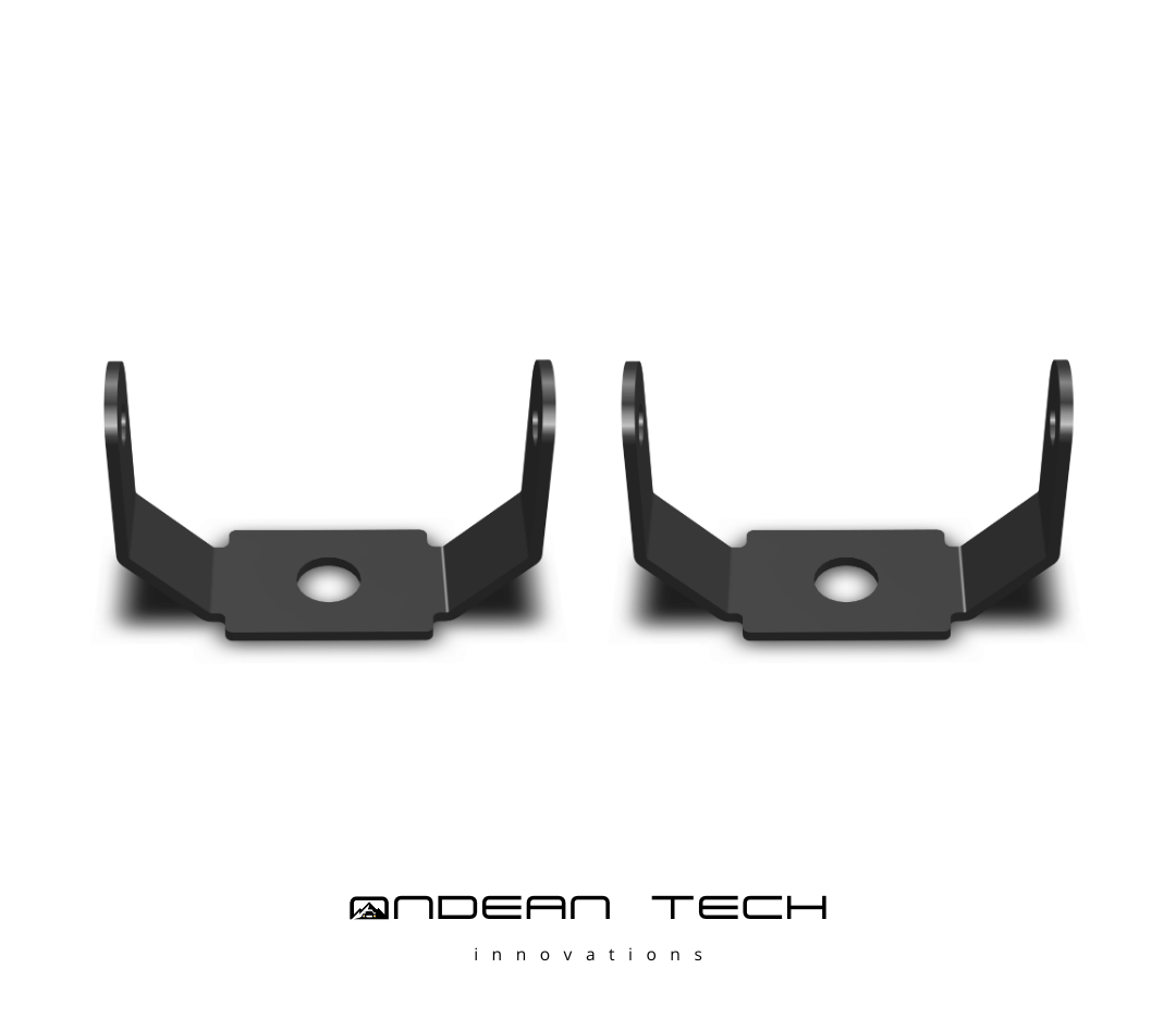 Brackets Fijos  para Luz de 2 pulgadas (un par)