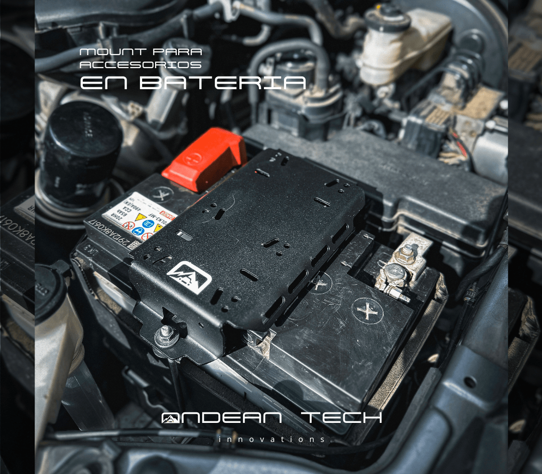 Mount para Accesorios en Bateria - Toyota Fortuner Gen 2