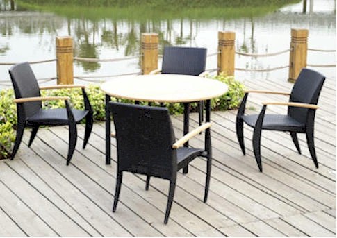 Venetian Dining Table Set by Anderson Teak