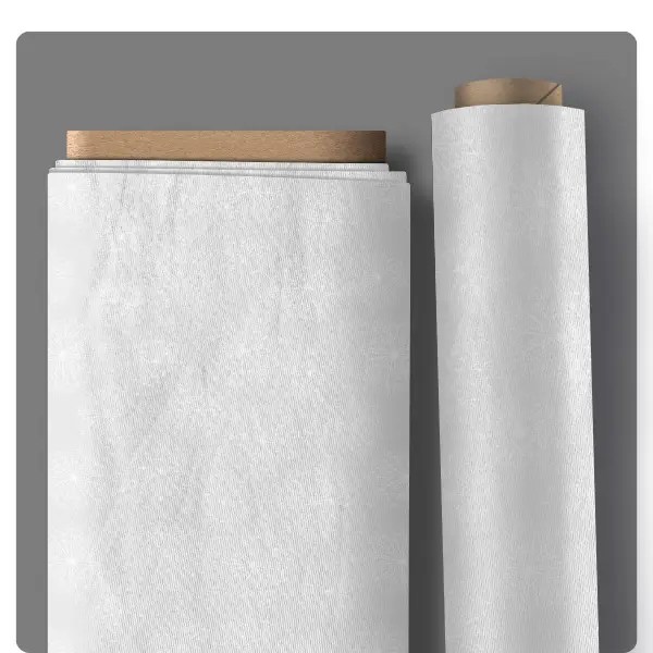 🌼 Zart & modern: Stoff „Dandelion White“ – Weiß auf Weiß – Benartex Night & Day2