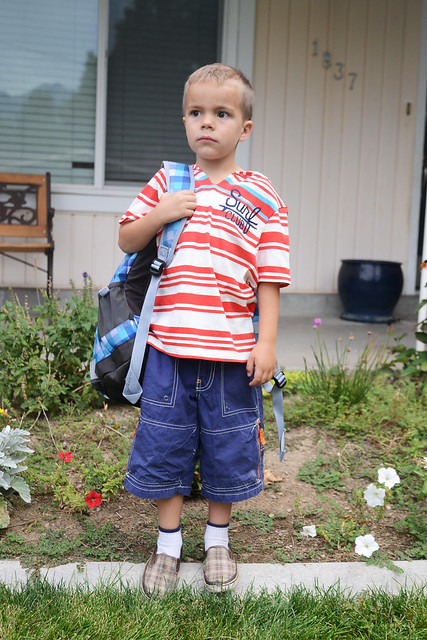 Calvin’s First Day of Kindergarten