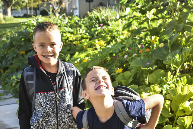 Back to School for Cal and Ejo