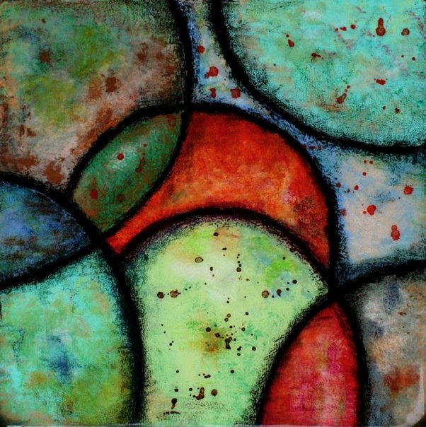 The Balloons, 2009 Mixed Media 24"x24"