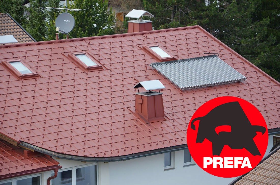 Aluminium Dach Und Wand Grossraute 44x44 Bringt Akzente Und Zeitersparnis Von Prefa Gmbh Dach Messe De