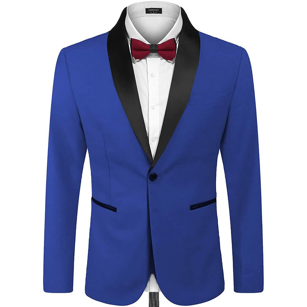 Andre Emilio Blue Dinner Jacket For Men
