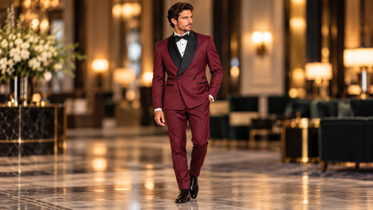 Burgundy Wedding Tuxedo Guide