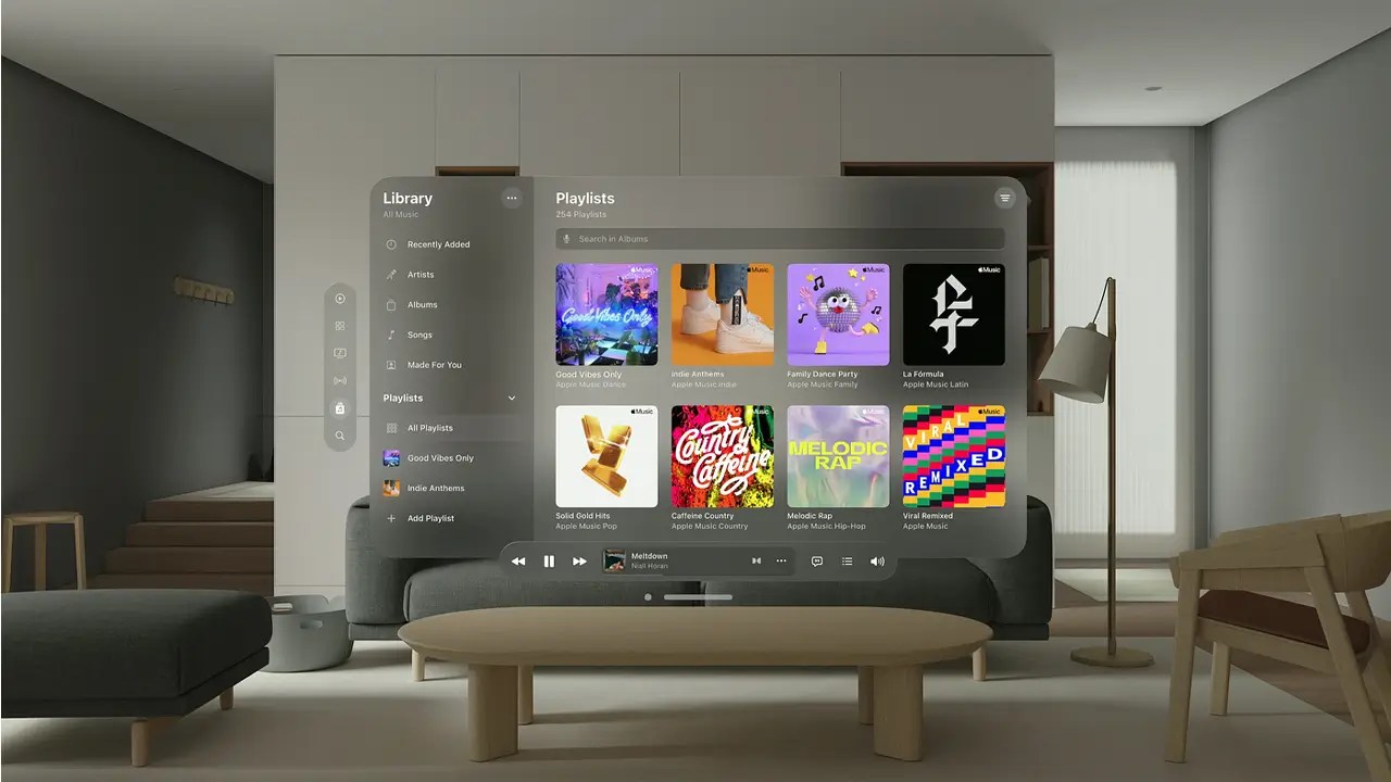 UI/UX services for music library interface design