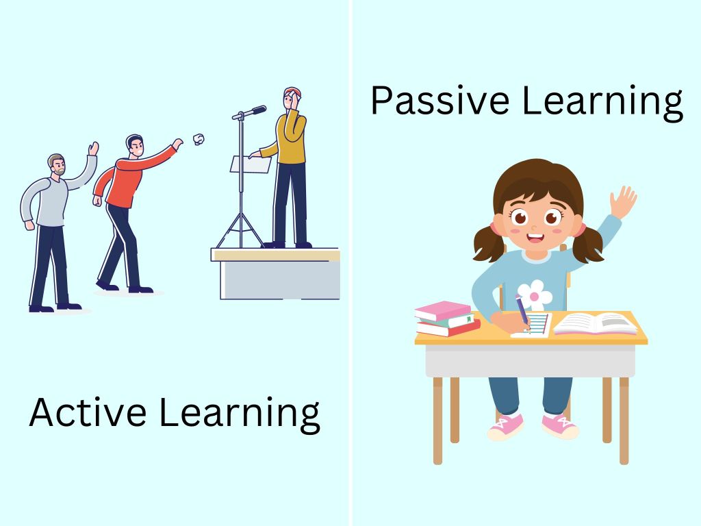 Active and passinve learning
