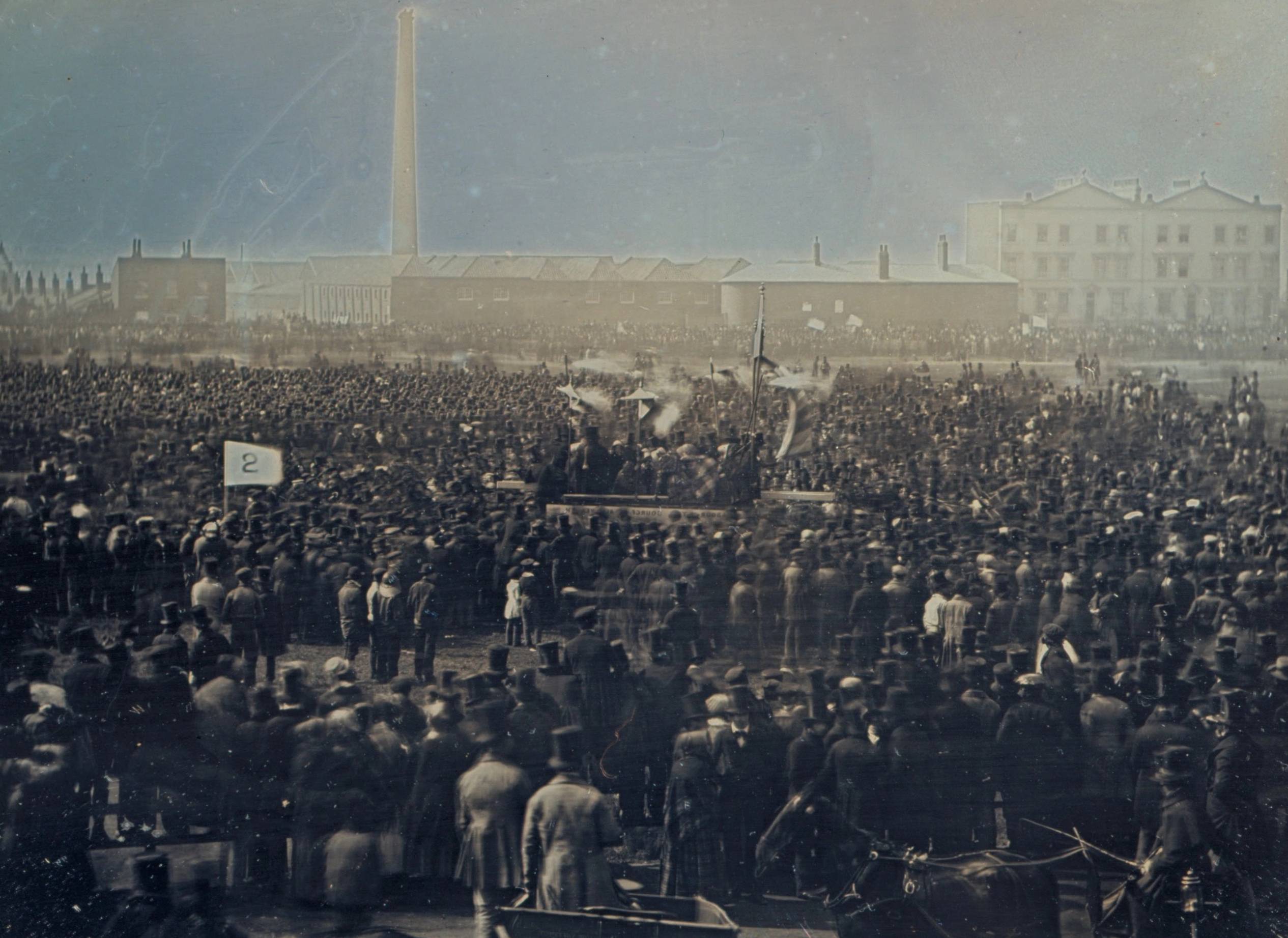 Chartist Meeting, Kennington, 1848.