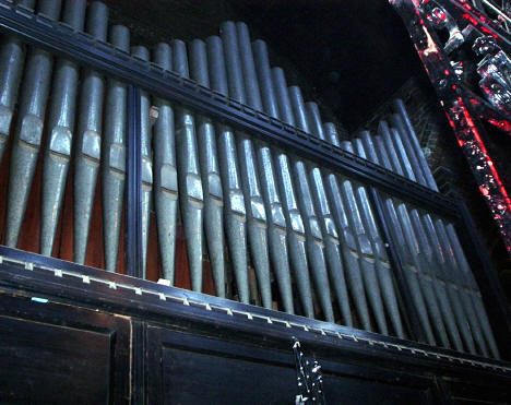 St Peter's church Vauxhall, south London, 1864; organ by T. C. Lewis 1870, c.2015