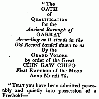 Ephemera of the Garrett elections.