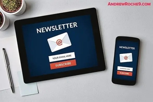 Newsletter • Andrew Roche Increase Blog Traffic with a Newsletter