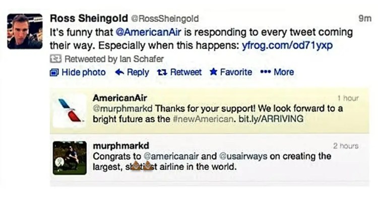 Reputation_AmericanAir • Andrew Roche Online Reputation Management Failure American Air