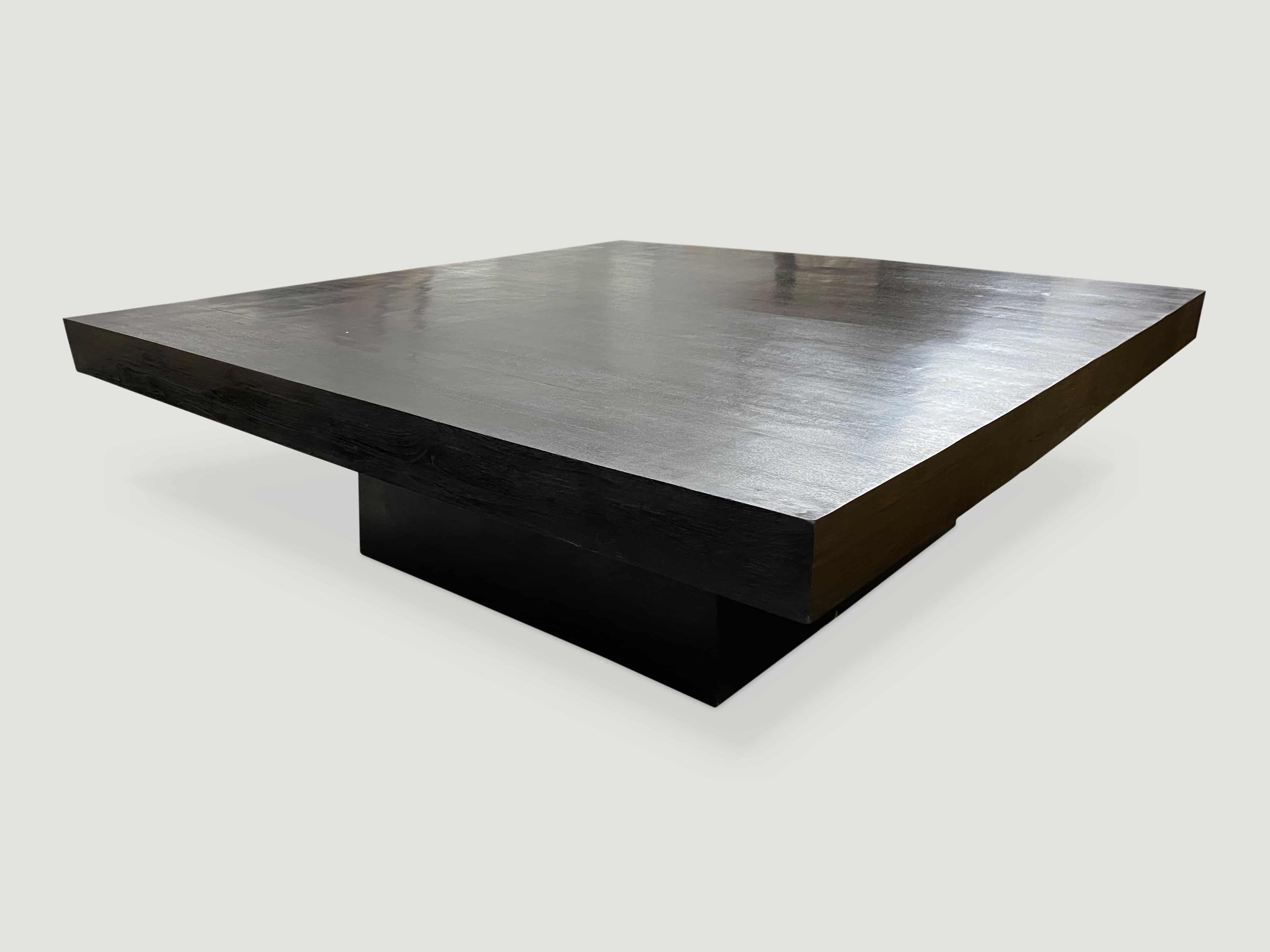 Vidaxl coffee table teak resin 60 cm. Minimalist Black Coffee Table G78K - Andrianna Shamaris