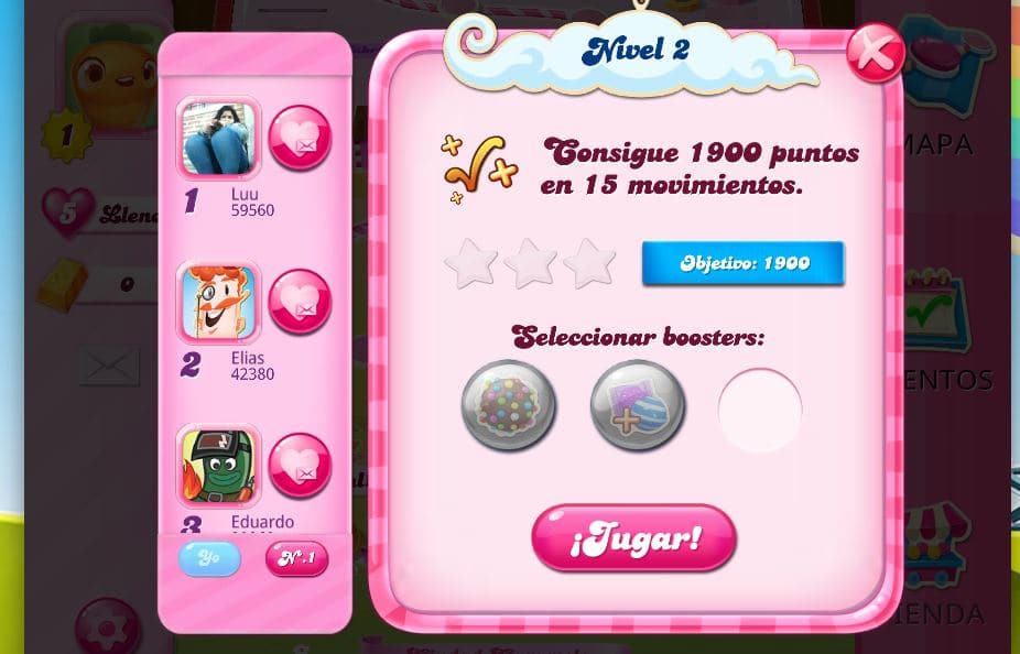 Tratar de desenredar el nudo · 3. Trucos Para Candy Crush Boosters Gelatina Vidas Androidayuda