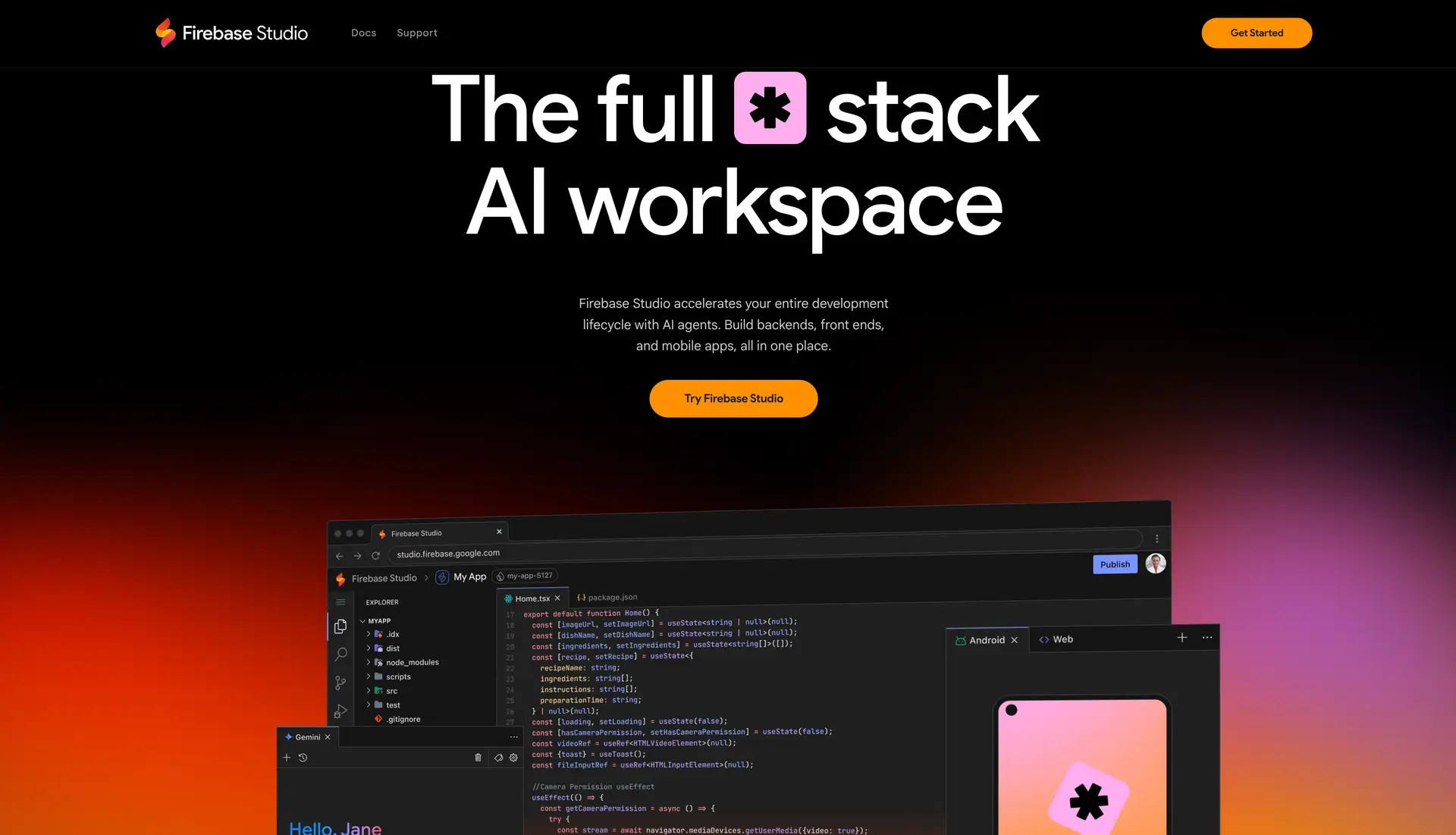 Firebase Studio & Google's AI Dev Tools Guide