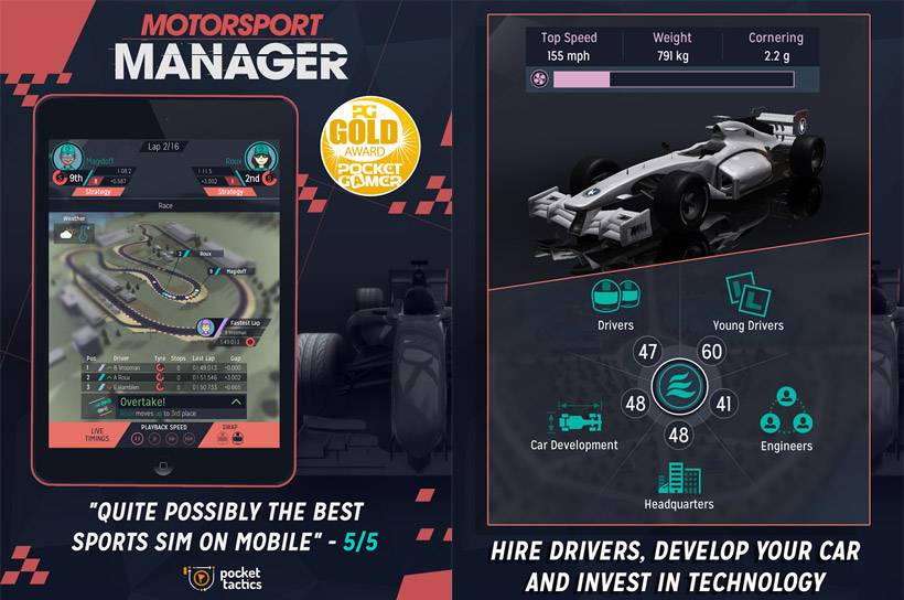 Motorsport Manager Lets You Control An F1 Team Android