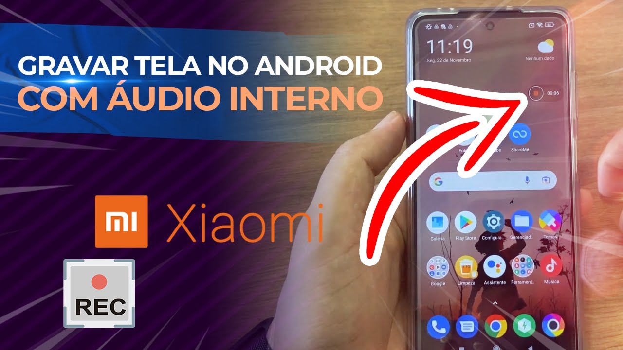 Como gravar a tela com áudio interno no celular da Xiaomi? – ANDROIDEMLOOP