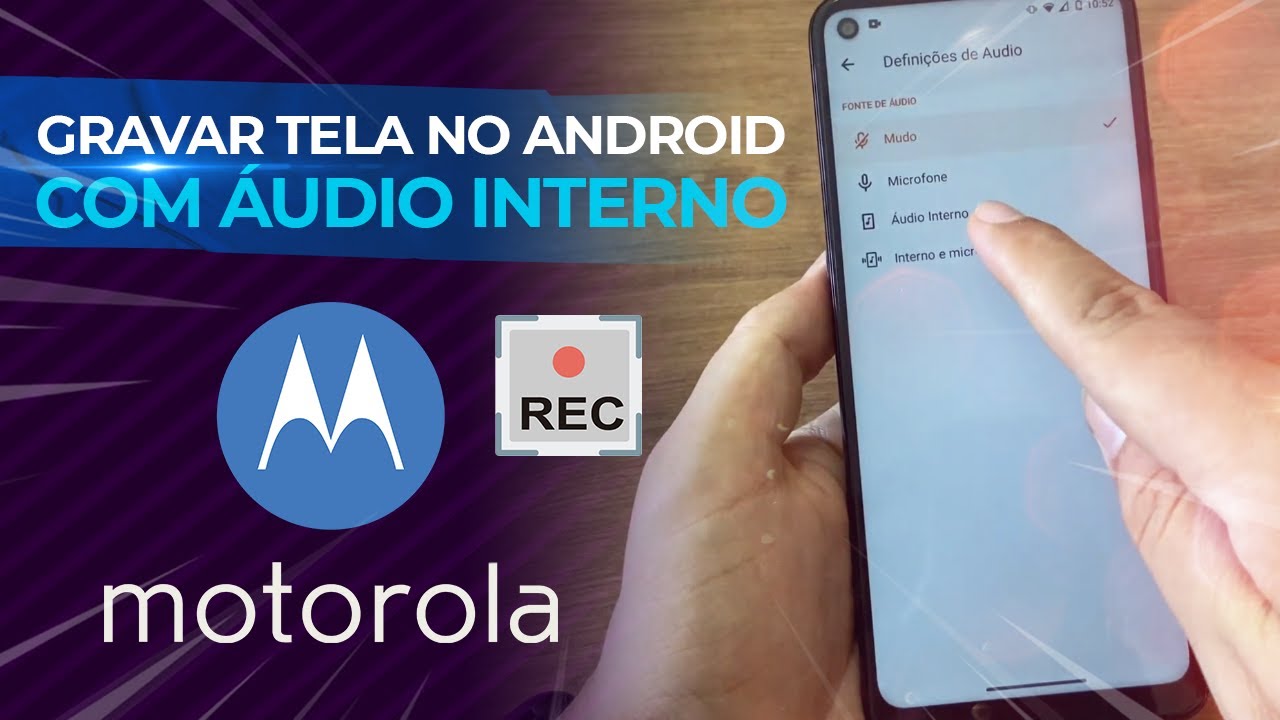 Como gravar a tela com áudio interno no celular da Motorola – ANDROIDEMLOOP