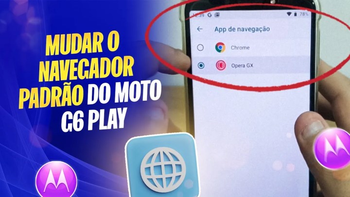 Como mudar o navegador padrão do Moto G6 Play – Passo a passo