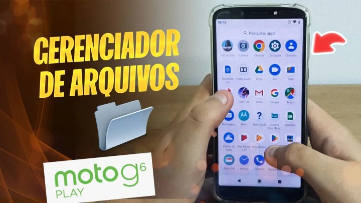 Moto G6 Play – Gerenciador de arquivos