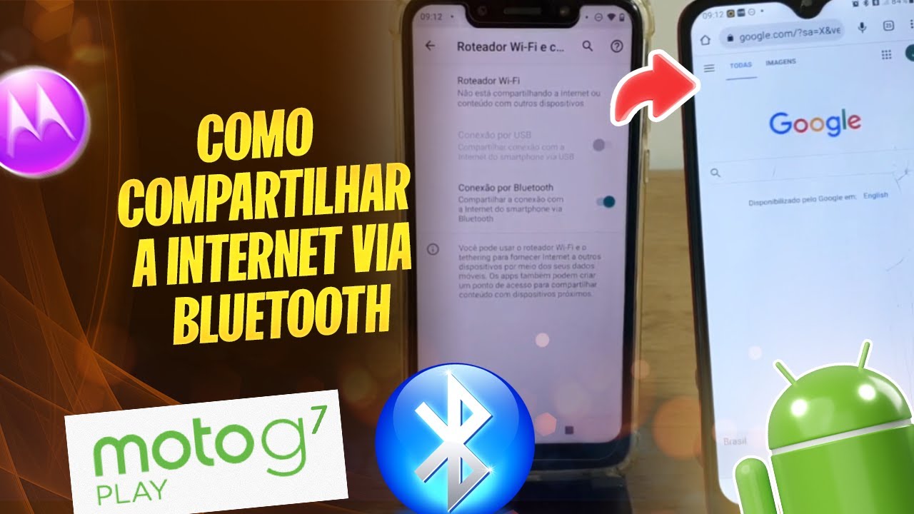 Como compartilhar a internet via bluetooth no Moto G7 Play – Passo a ...