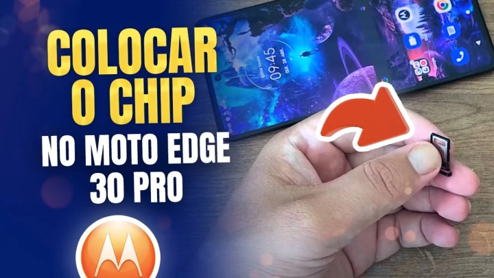 Como colocar o Chip no Moto Edge 30 Pro