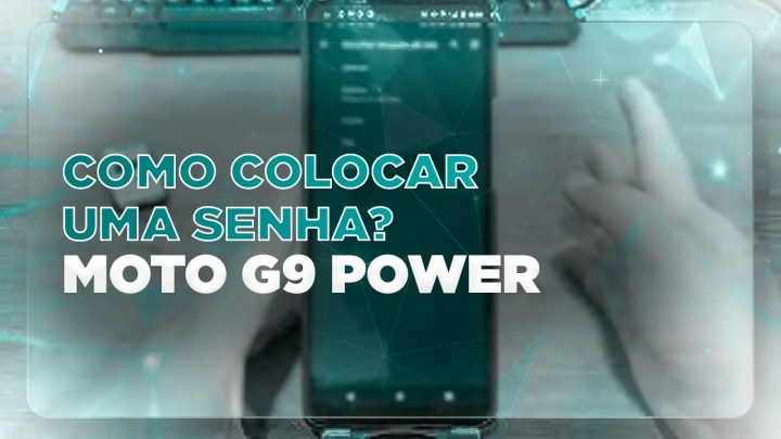 Moto G9 Power! Como colocar senha?