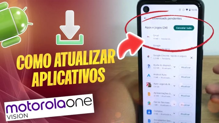 Como atualizar aplicativos no Moto One Vision – Passo a passo