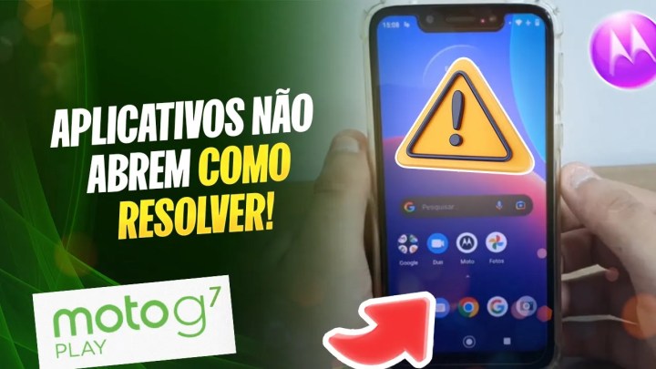 Moto G7 Play – aplicativos não abrem? como resolver !