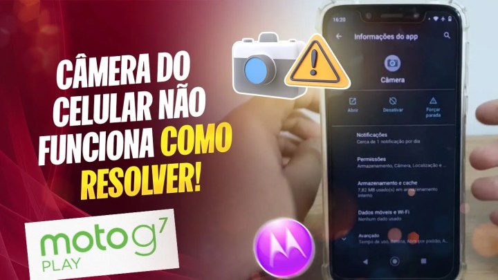 Moto G7 Play – Câmera do celular não funciona? Como resolver!