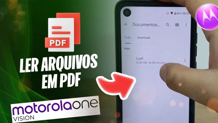 Como ler arquivos em pdf no Moto One Vision – Passo a Passo