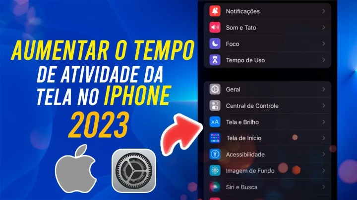 Como aumentar o tempo de atividade da tela do iPhone 2023