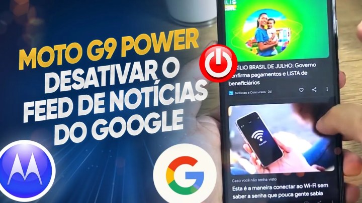 Moto G9 Power – Como desativar o feed de notícias do Google