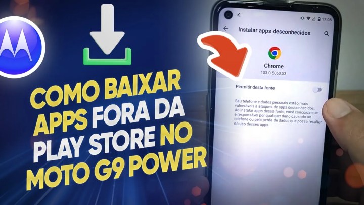 Moto G9 Power – Como baixar apps fora da Play Store