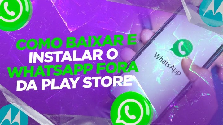 Como baixar o app do WhatsApp fora da play store no Moto One Vision – Passo a passo