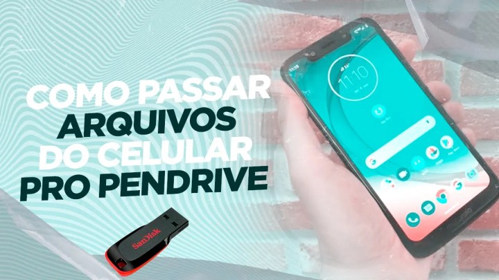 Moto G7 Play – Como passar arquivos do celular pro pendrive
