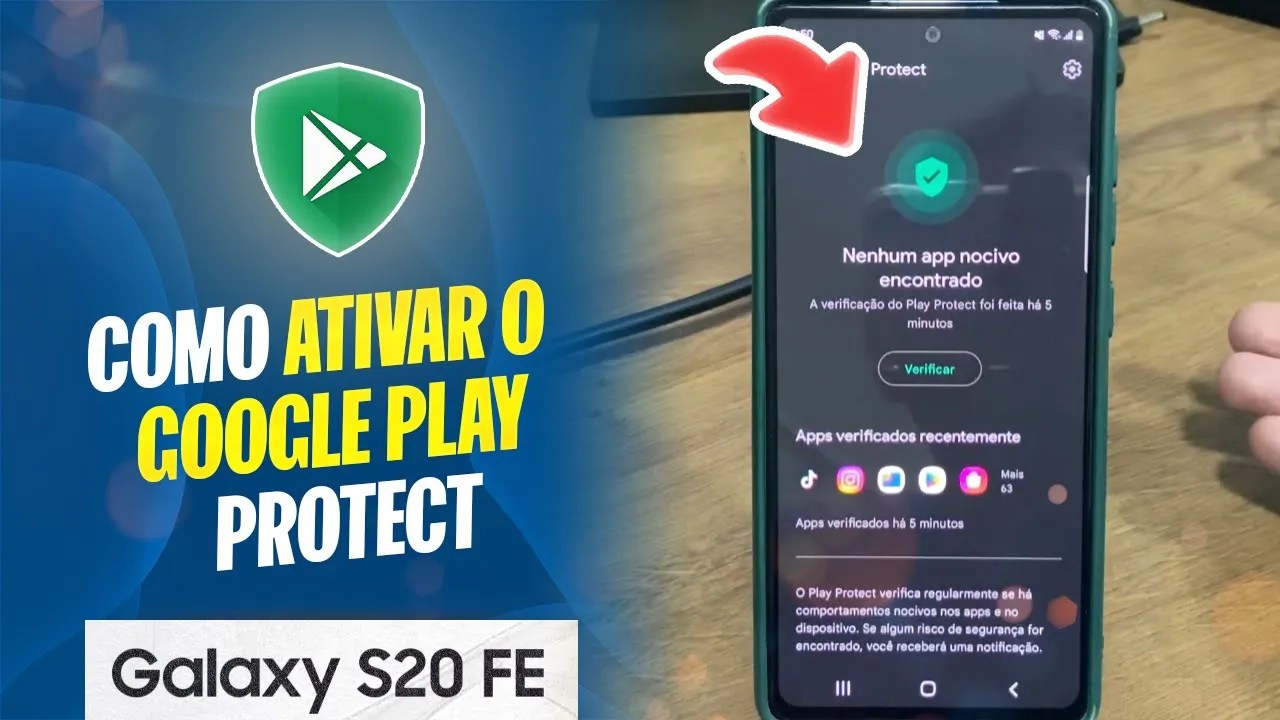Como ativar o Google Play Protect no Samsung S20 FE – Passo a passo ...