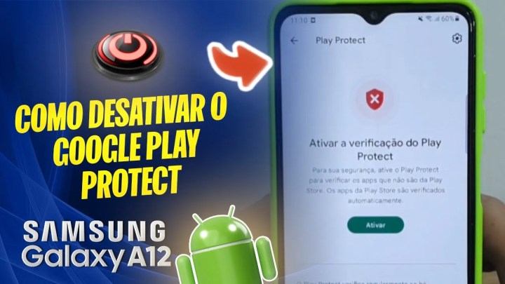 Como desativar o Google Play Protect no Samsung A12