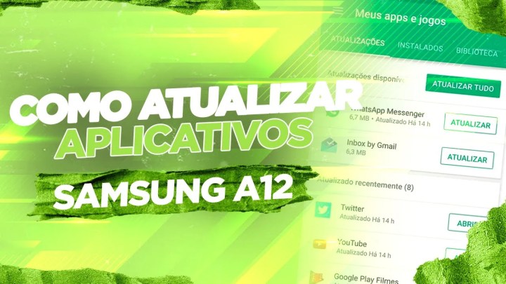 Como atualizar aplicativos no Samsung A12 – Passo a passo