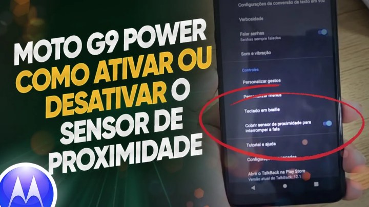 Moto G9 Power – Como ativar ou desativar o sensor de proximidade