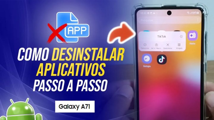 Como desinstalar aplicativos no seu Samsung A71 – Passo a passo