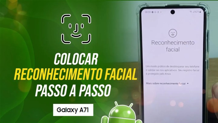 Como colocar reconhecimento facial no Samsung A71 – Passo a passo