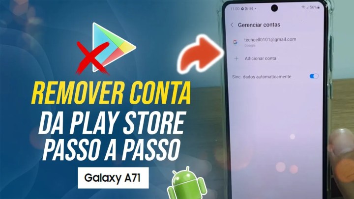 Como remover conta da Play Store no Samsung A71 – Passo a passo